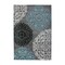 World Rug Gallery Contemporary Modern Floral Design Area Rug 3'3'' x 5' Gray 303GRAY3X5 - alternate 4